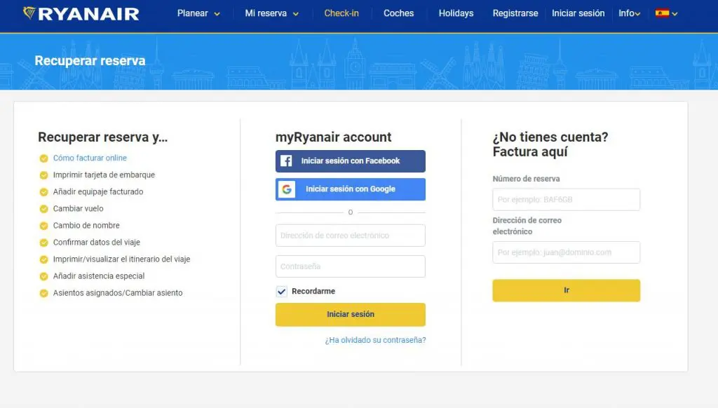 virtual Cerdito molécula Cómo hacer el check in online con Ryanair | eDreams