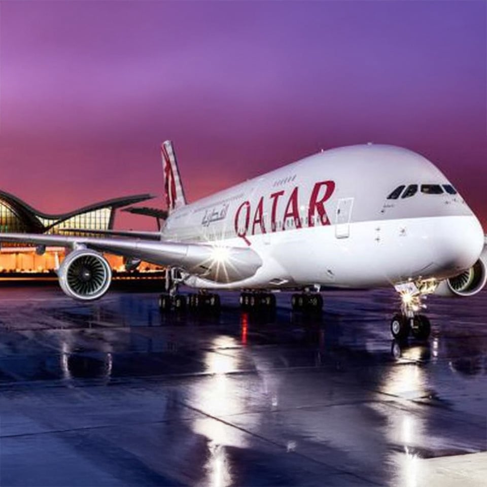 Reserva tu vuelo directo con Qatar Airways